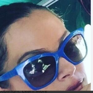 CHANEL Designer Oversized Royal Blue Sunglasses